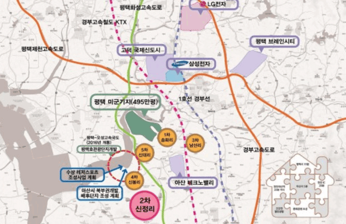 韓国ソウルの米軍向けレンタルハウスマップ
