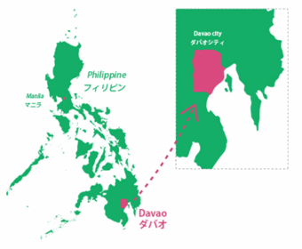 フィリピン・ダバオ地図