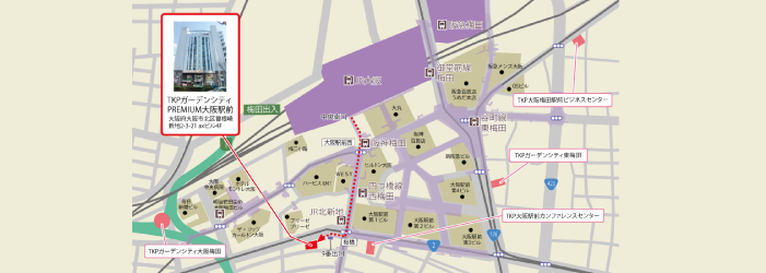 TKPガーデンシティPREMIUM大阪駅前・地図
