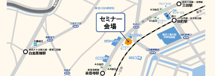 三田MTビル・地図
