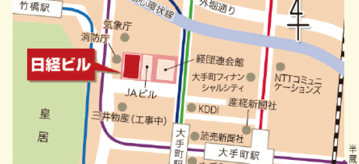 会場地図・日経ビル3階
