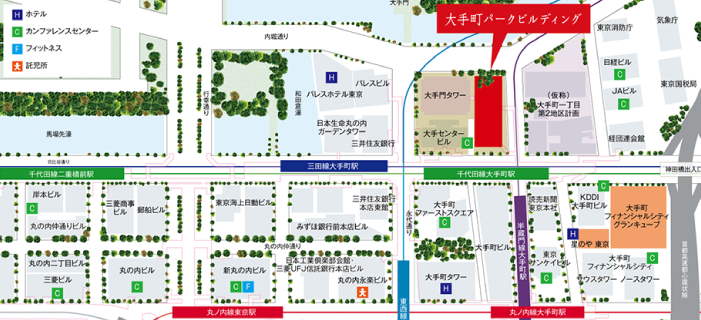 アスコット丸の内東京セミナールーム会場地図