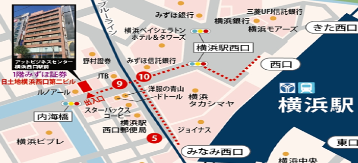 アットビジネスセンター横浜西口駅前・地図