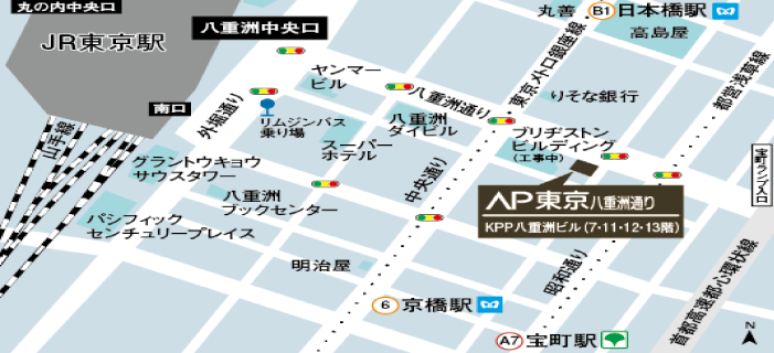 AP東京八重洲通り・地図