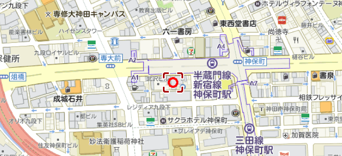 芳賀書店ビル5階 みんなの会議室・会場地図