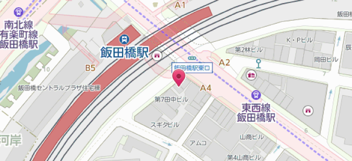 ハロー貸会議室飯田橋駅前・地図