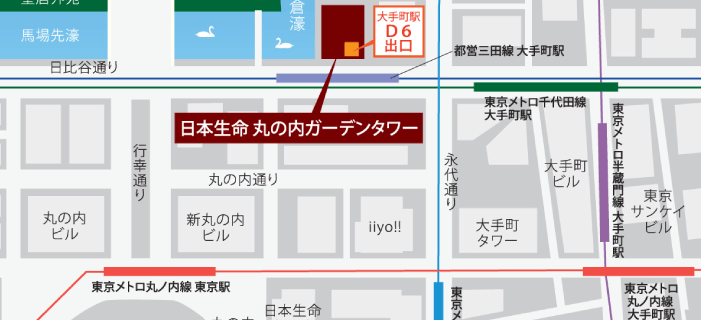 AP東京丸の内・地図