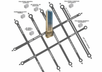 アスコットホテル・マラテ・地図
